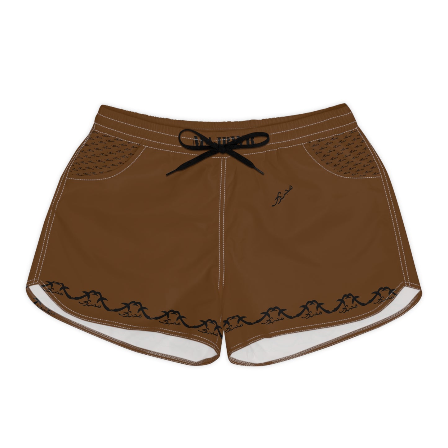 MAJBWR - Dark Brown Women's Casual Shorts