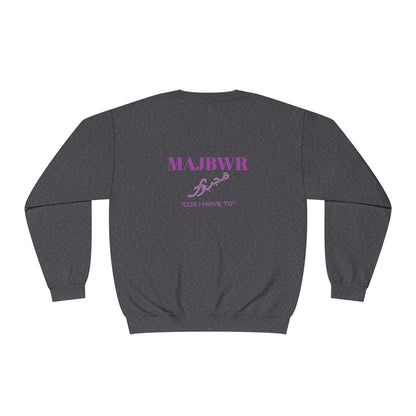 MAJBWR - Unisex Crewneck Sweatshirt Purple