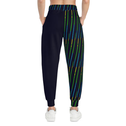 MAJBWR - Camo Deep Dark Blue Athletic Joggers — Limited Edition