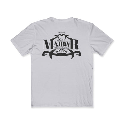 Men's 'Very Important' Graphic Tee — Minimal Front Script & Bold Back Logo