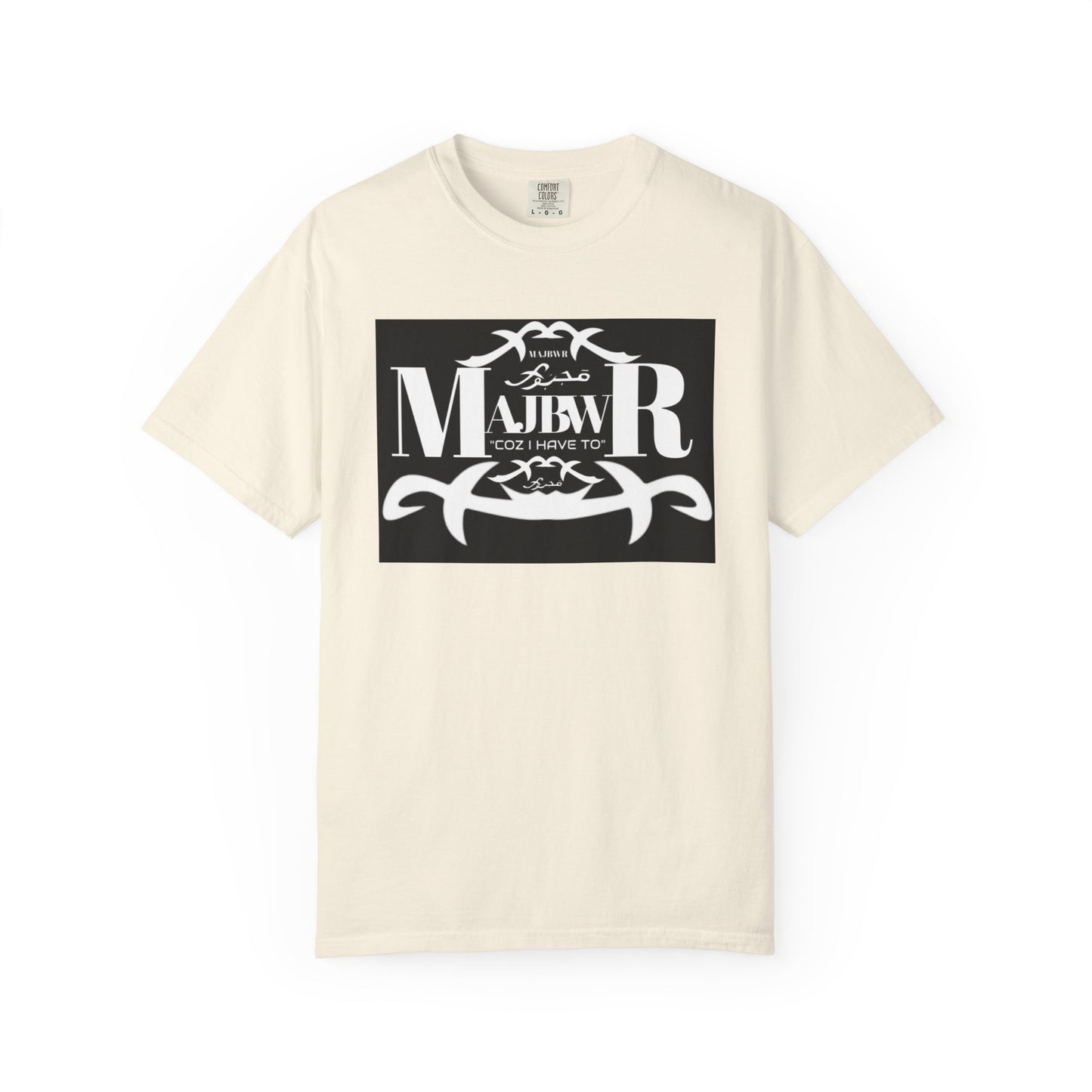 MAJBWR - T-Shirt — Bold Black Graphic Tee