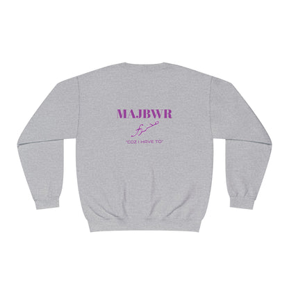 MAJBWR - Unisex Crewneck Sweatshirt Purple