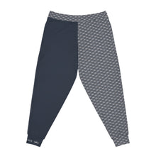 MAJBWR- Blue\/Grey Athletic Joggers —  Ghost White Crown 2 Face Lmtd Edtn.