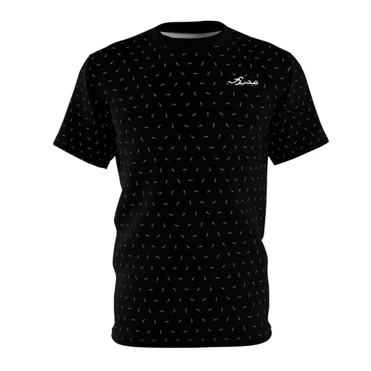 MAJBWR - Black Athletic Motion Unisex Tee AOP