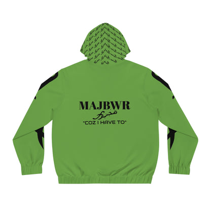 MAJBWR - Men’s Green Full-Zip Hoodie
