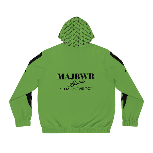 MAJBWR - Men’s Green Full-Zip Hoodie