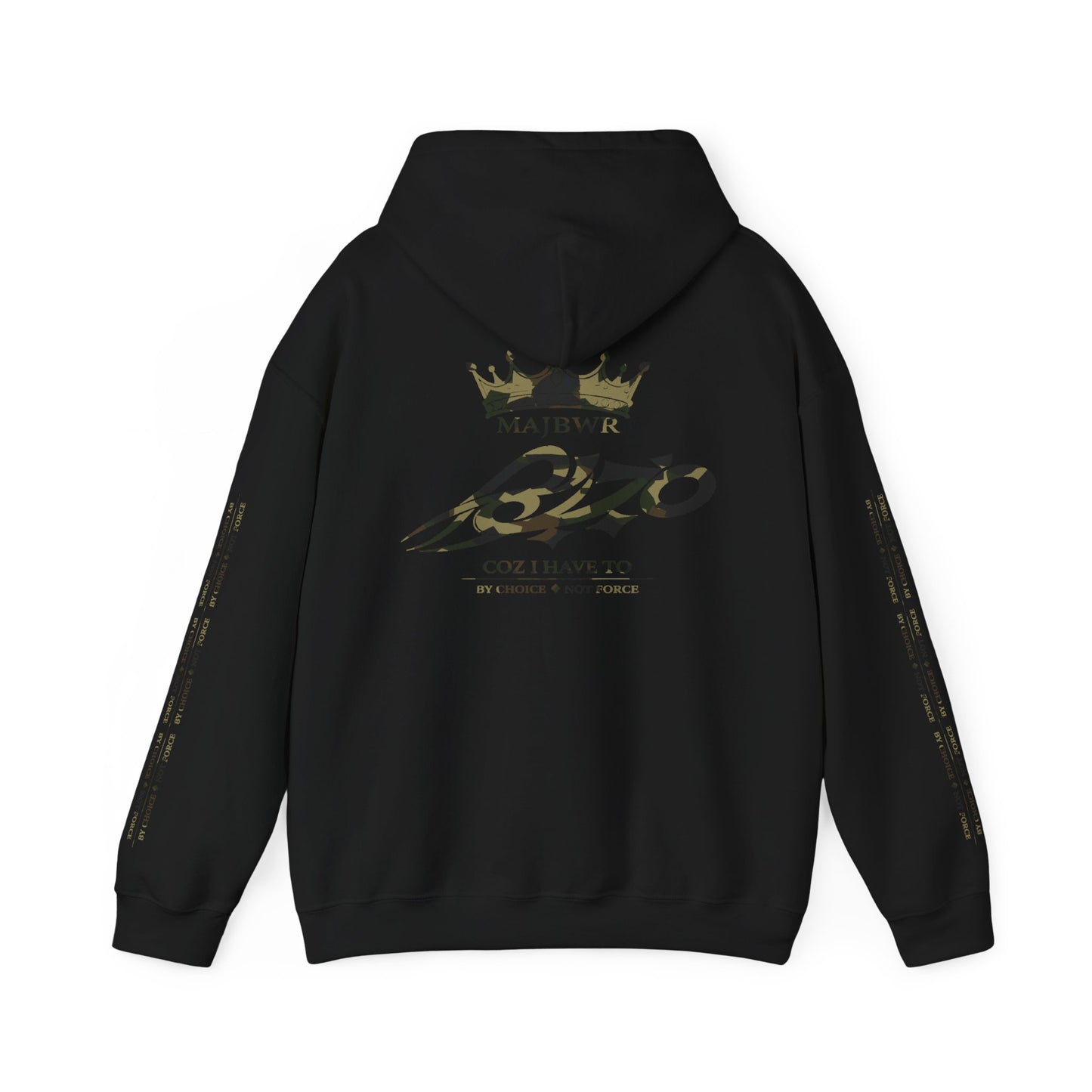MAJBWR - Crown Hoodie "By Choice Not Force" Camo Edition