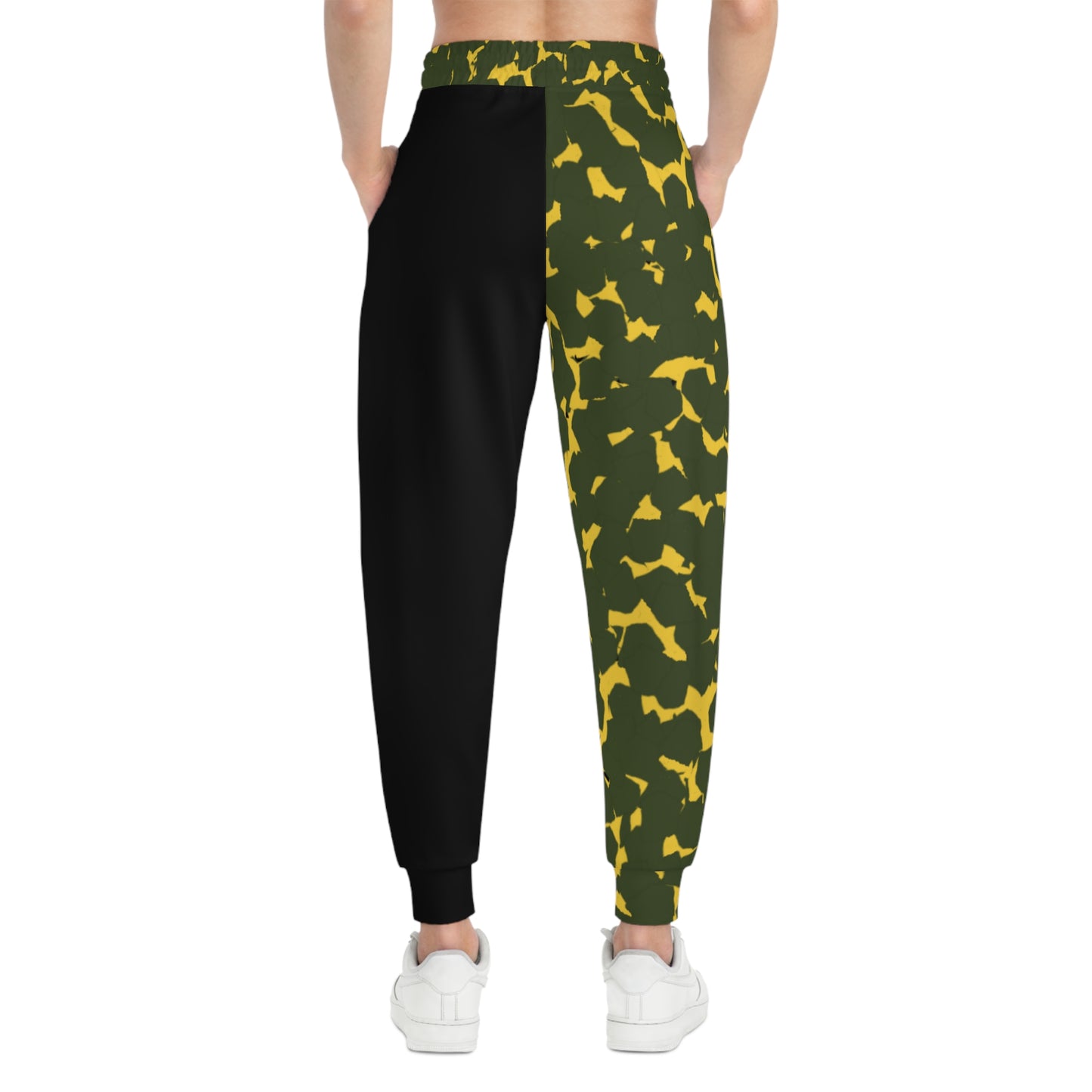 MAJBWR - Black & Yellow Camo Joggers — Athletic Joggers Lmtd Edtn.