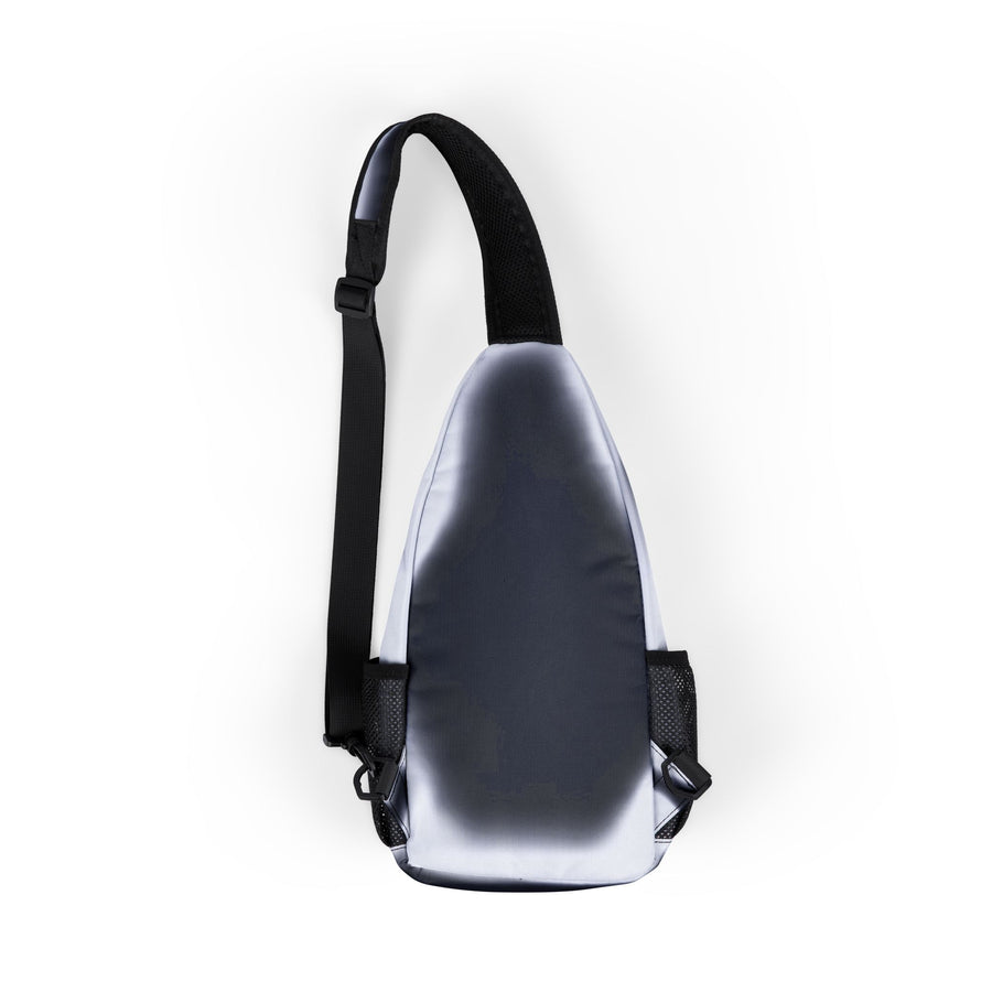 MAJBWR - Black Ghost Smoke White Crown Chest Bag —  AOP
