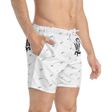 MAJBWR - Swim Trunks White AOP