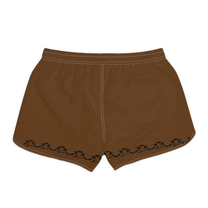 MAJBWR - Dark Brown Women's Casual Shorts
