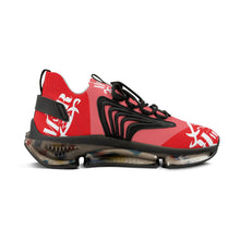 MAJBWR -  Men's Mesh Snake Sneakers Red X