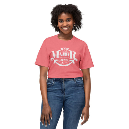 MAJBWR - Monogram Crest T-Shirt — Vintage Initials Graphic Tee