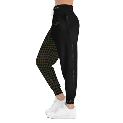 MAJBWR - Commander Crown Camo Joggers — Black Camo Athletic Joggers