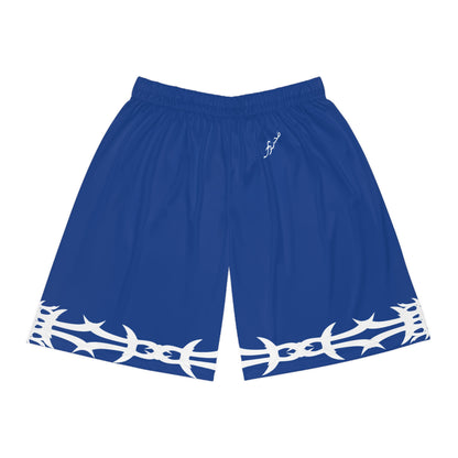 MAJBWR - Blue Basketball Shorts Athletic Court Style