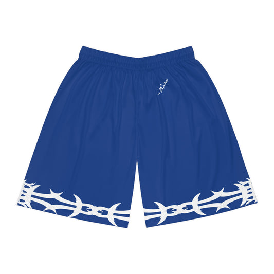 MAJBWR - Blue Basketball Shorts Athletic Court Style