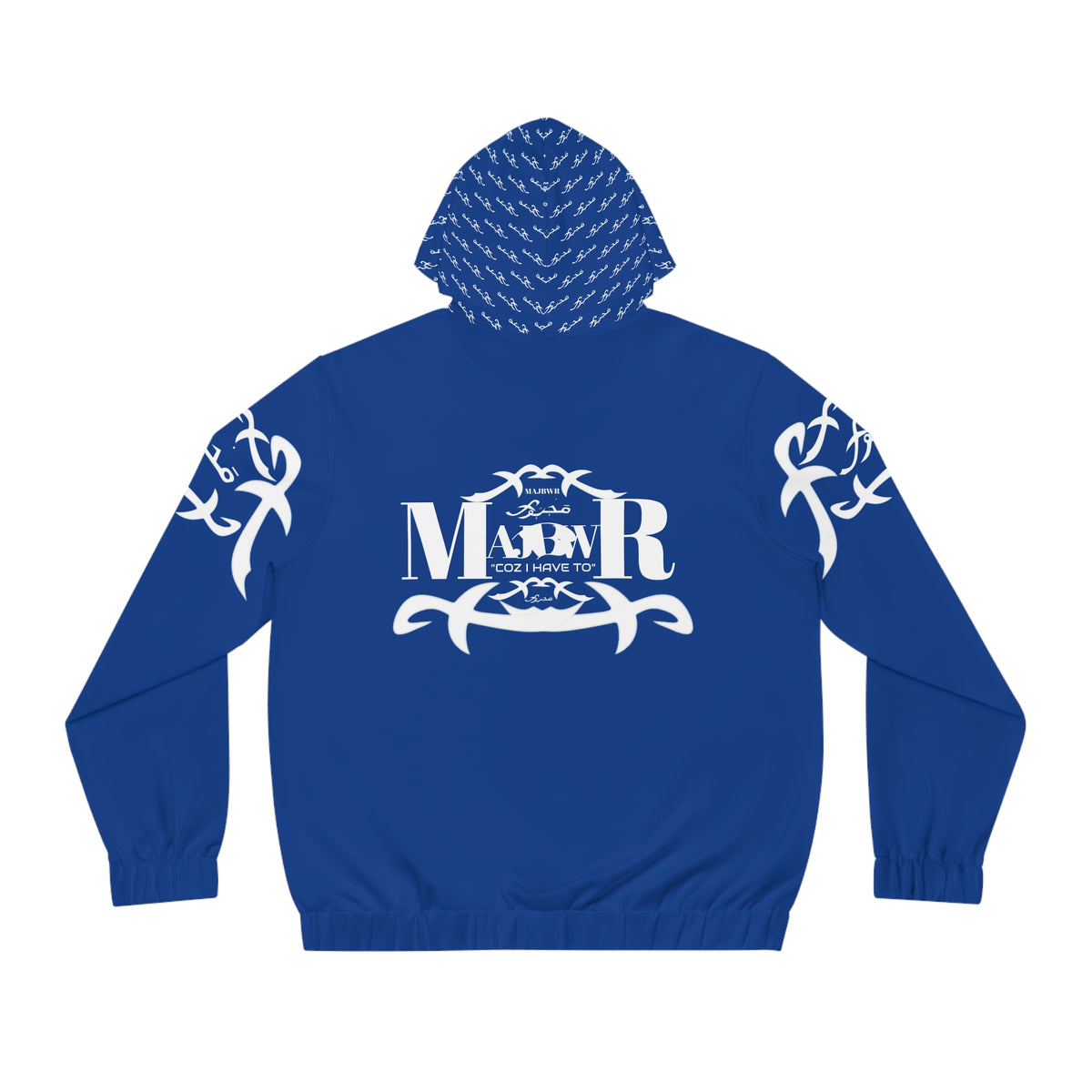 MAJBWR - Dark Blue Full-Zip Hoodie — Choice Edition
