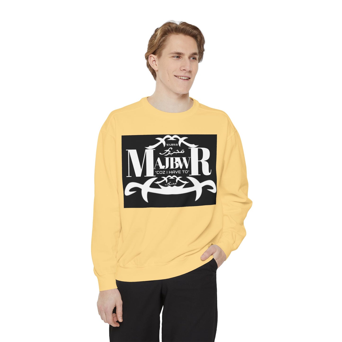 MAJBWR - Vintage 1987 Graphic Sweatshirt — 'Since 1987' Arabic Script Crewneck