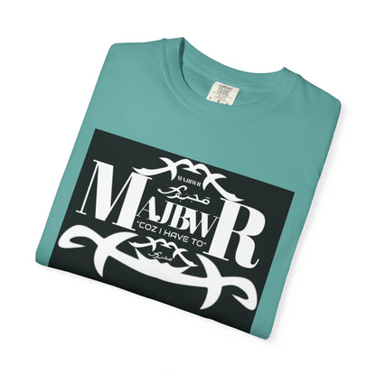 MAJBWR - T-Shirt — Bold Black Graphic Tee