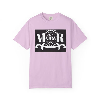 MAJBWR - T-Shirt — Bold Black Graphic Tee