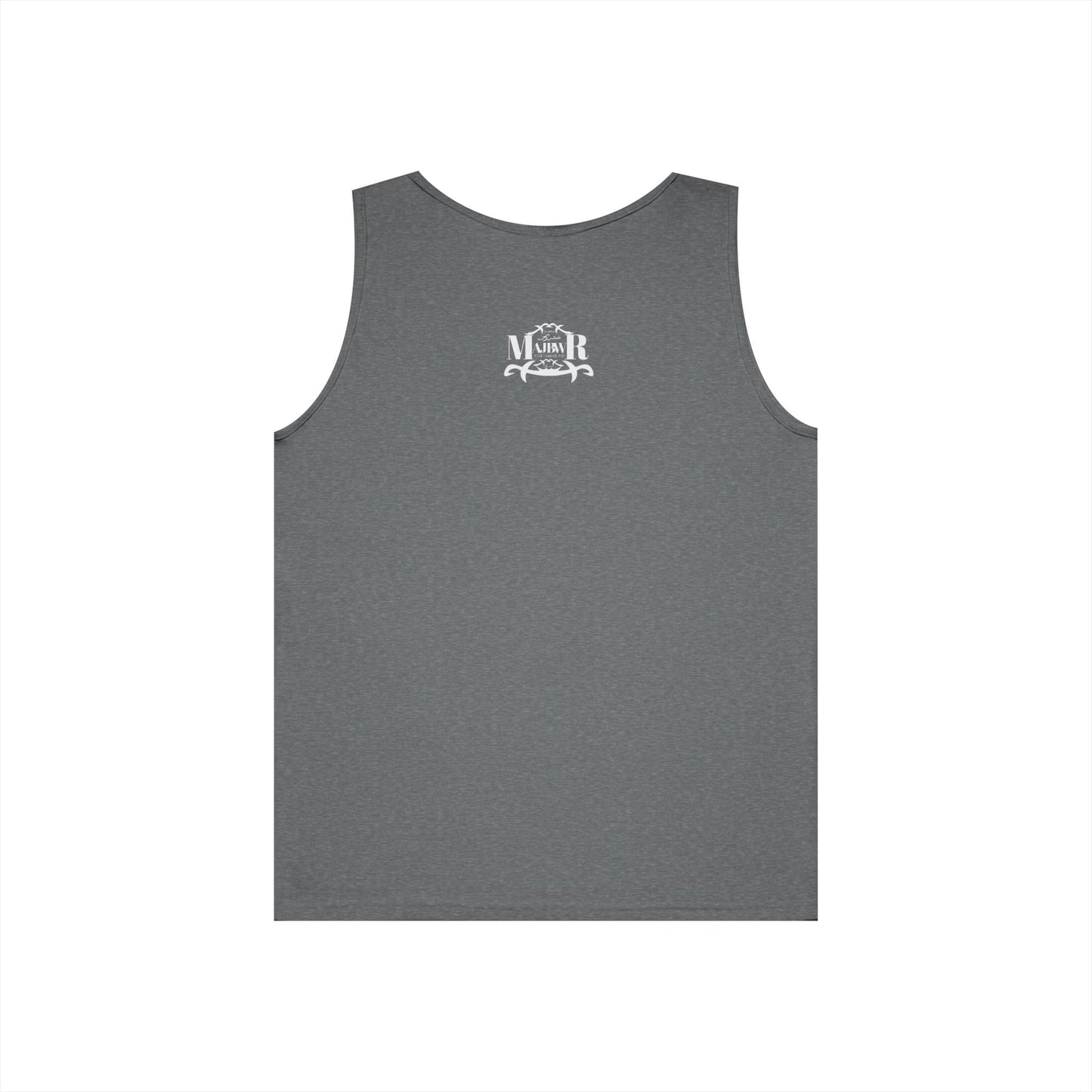 MAJBWR - Unisex Heavy Cotton Tank Top Left Right