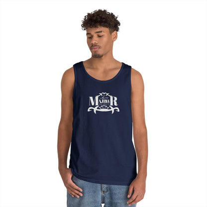 MAJBWR - Unisex Heavy Cotton Tank Top Left Right