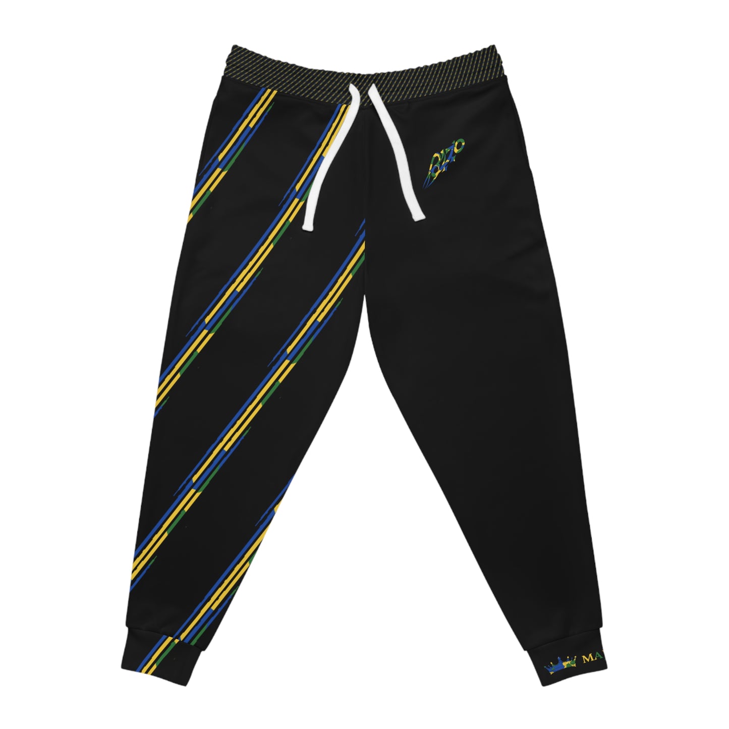 MAJBWR - Camo Black Athletic Joggers  Limited Edition