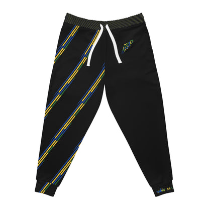 MAJBWR - Camo Black Athletic Joggers  Limited Edition
