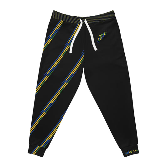 MAJBWR - Camo Black Athletic Joggers  Limited Edition