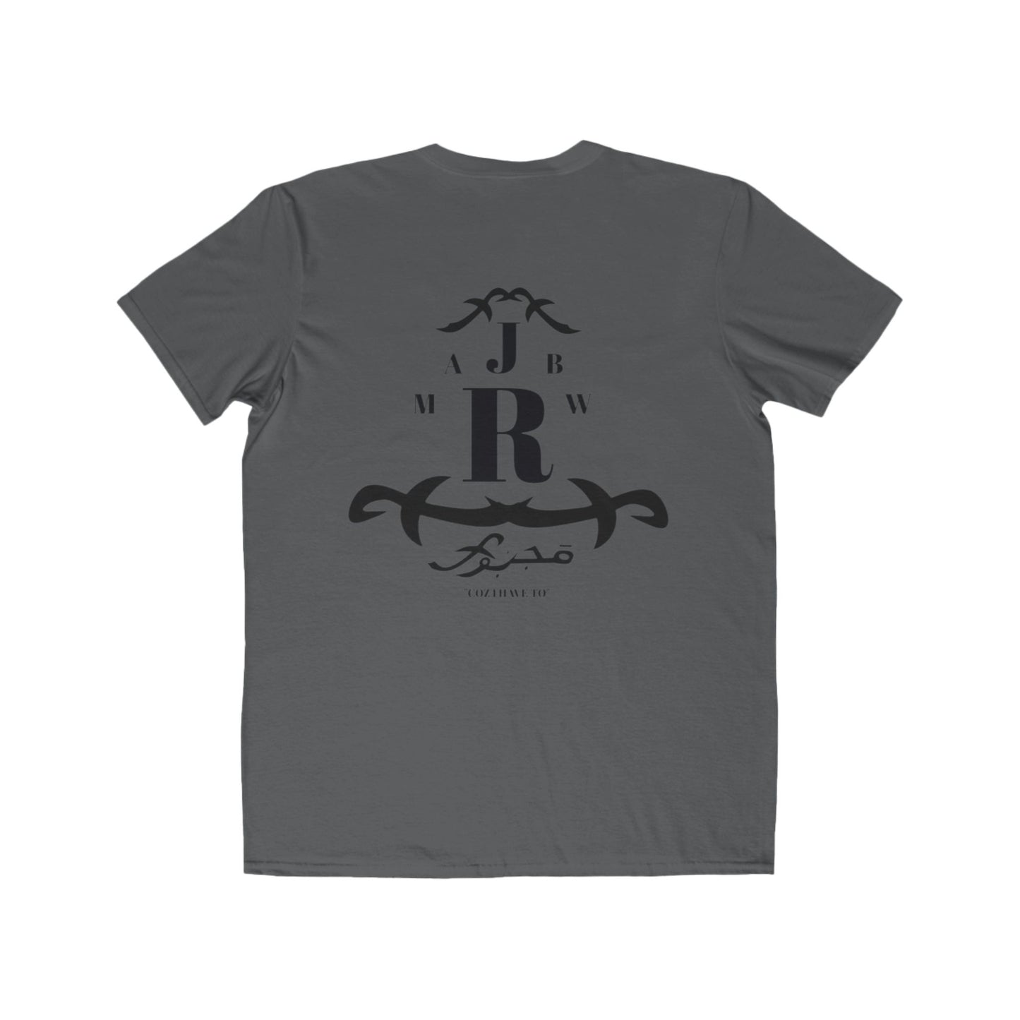 MAJBWR - Double Elegant Monogram Back Print