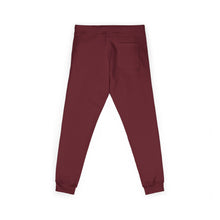 MAJBWR - Embroidered Coral Fleece Sweatpants — Relaxed Joggers with Small Script Accent
