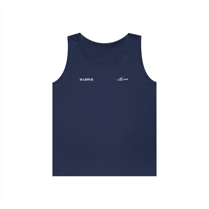 MAJBWR - Unisex Heavy Cotton Tank Top Left Right