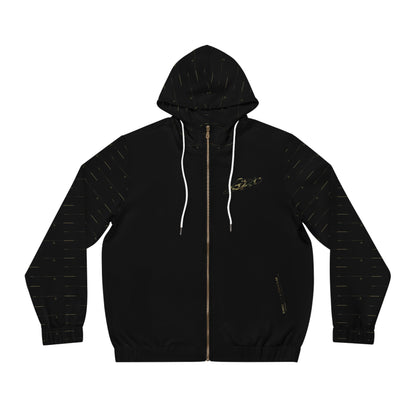 MAJBWR - Black Camo Crown Men's Full-Zip Hoodie — Limited Edition