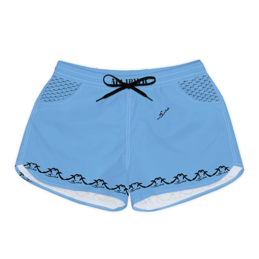 MAJBWR - Baby Blue Women's Casual Shorts