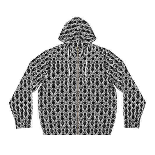 MAJBWR - Full-Zip Hoodie By Choice AOP Majbwr