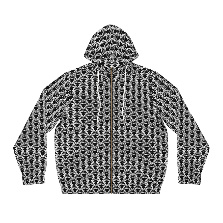 MAJBWR - Full-Zip Hoodie By Choice AOP 1 Face