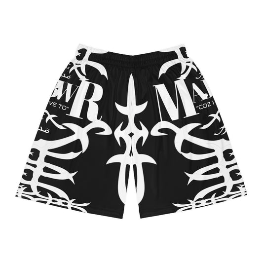 MAJBWR - AOP Basketball Shorts Athletic Court Style