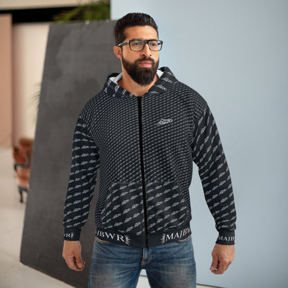 MAJBWR - Midnight Monogram Full-Zip Hoodie — Legacy Edition