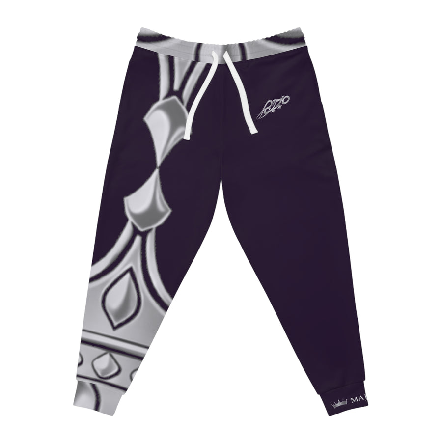 MAJBWR - Deep Purple Ghost White Crown Athletic Joggers — Ghost Edition
