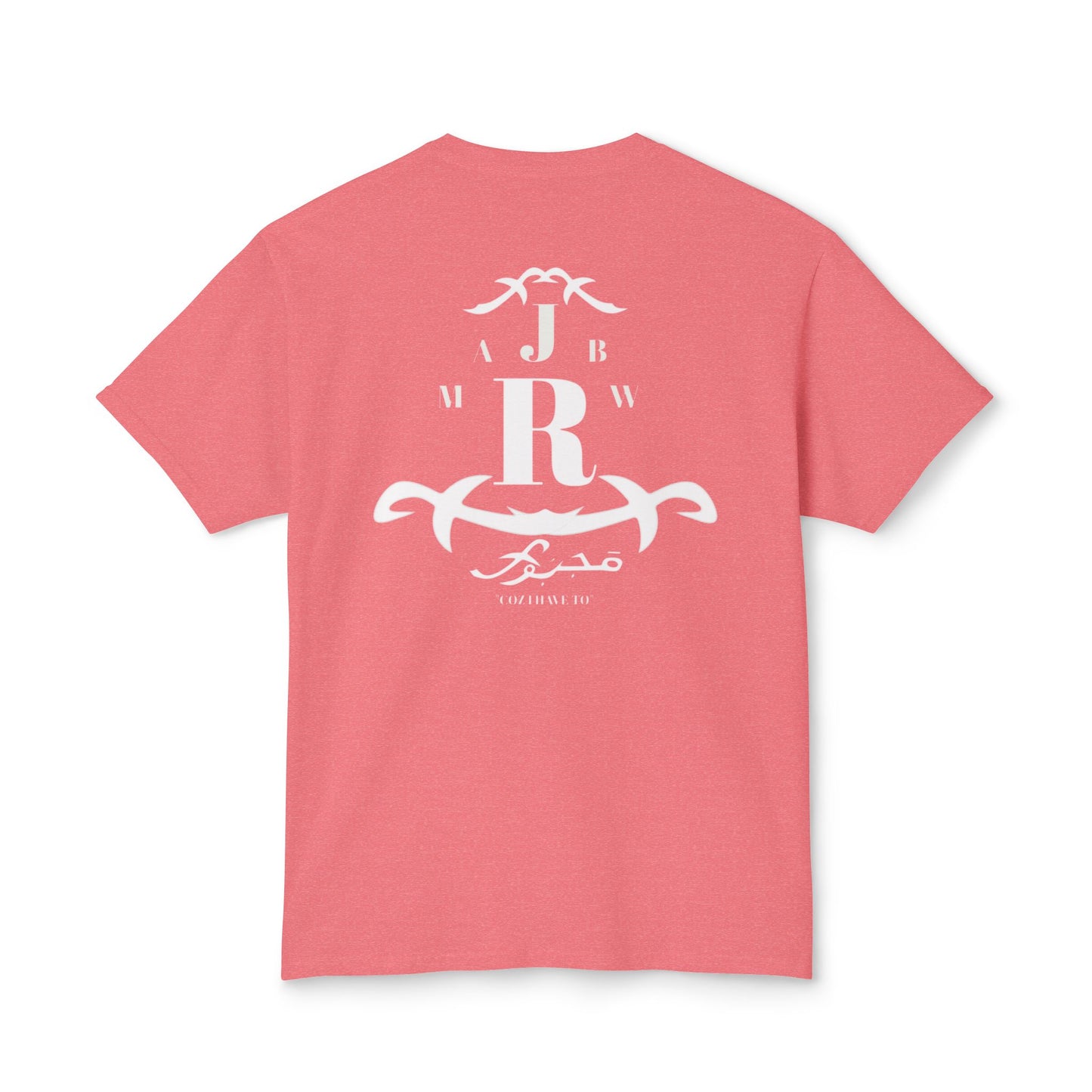 MAJBWR - Monogram Crest T-Shirt — Vintage Initials Graphic Tee