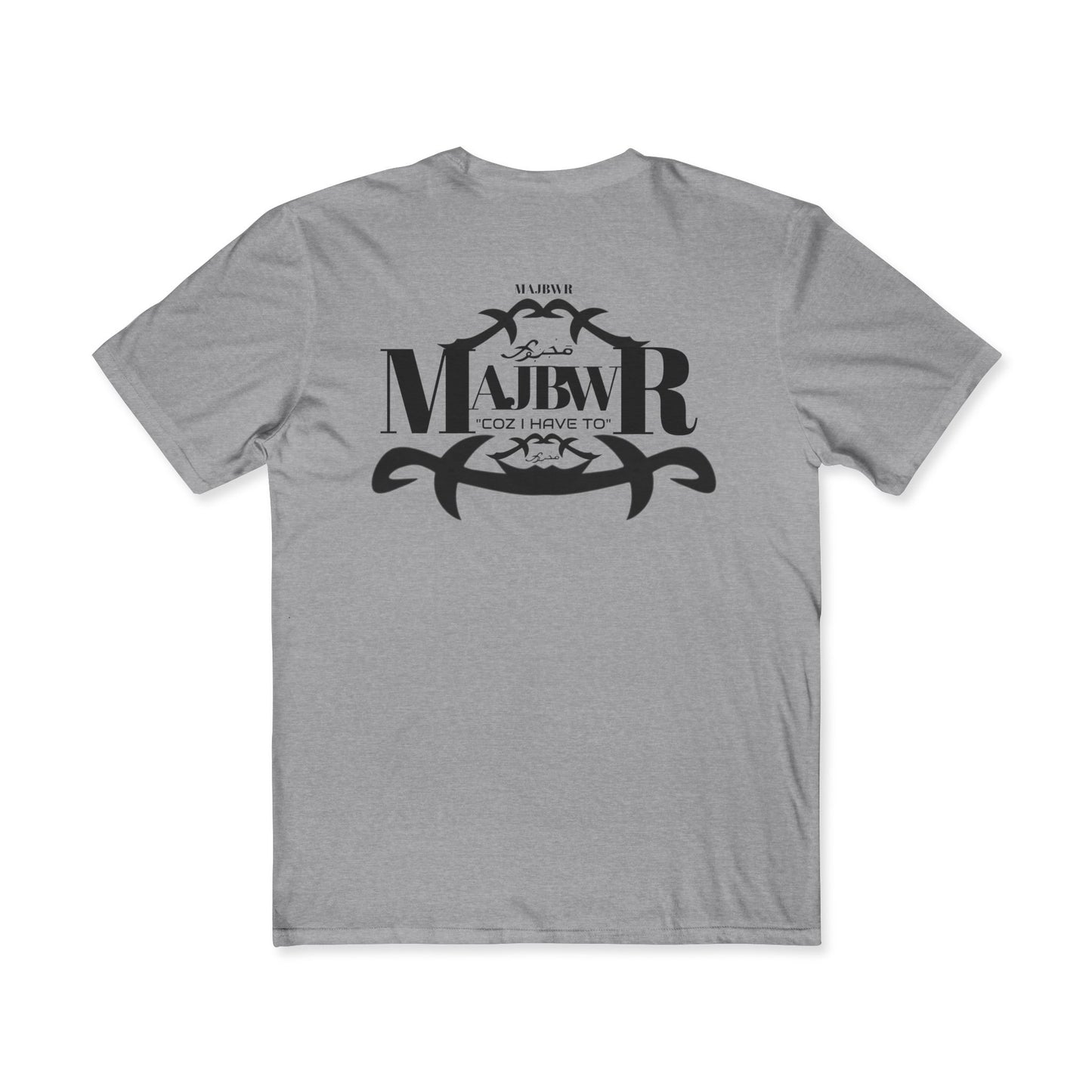 Men's 'Very Important' Graphic Tee — Minimal Front Script & Bold Back Logo