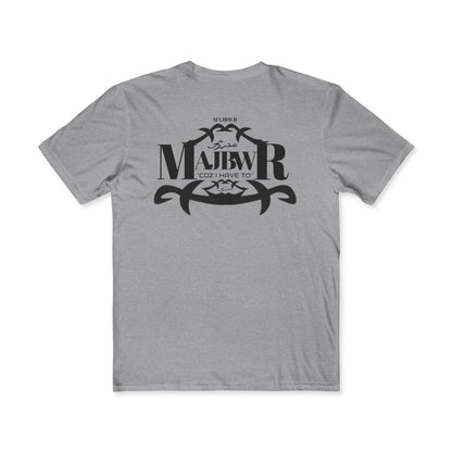 Men's 'Very Important' Graphic Tee — Minimal Front Script & Bold Back Logo