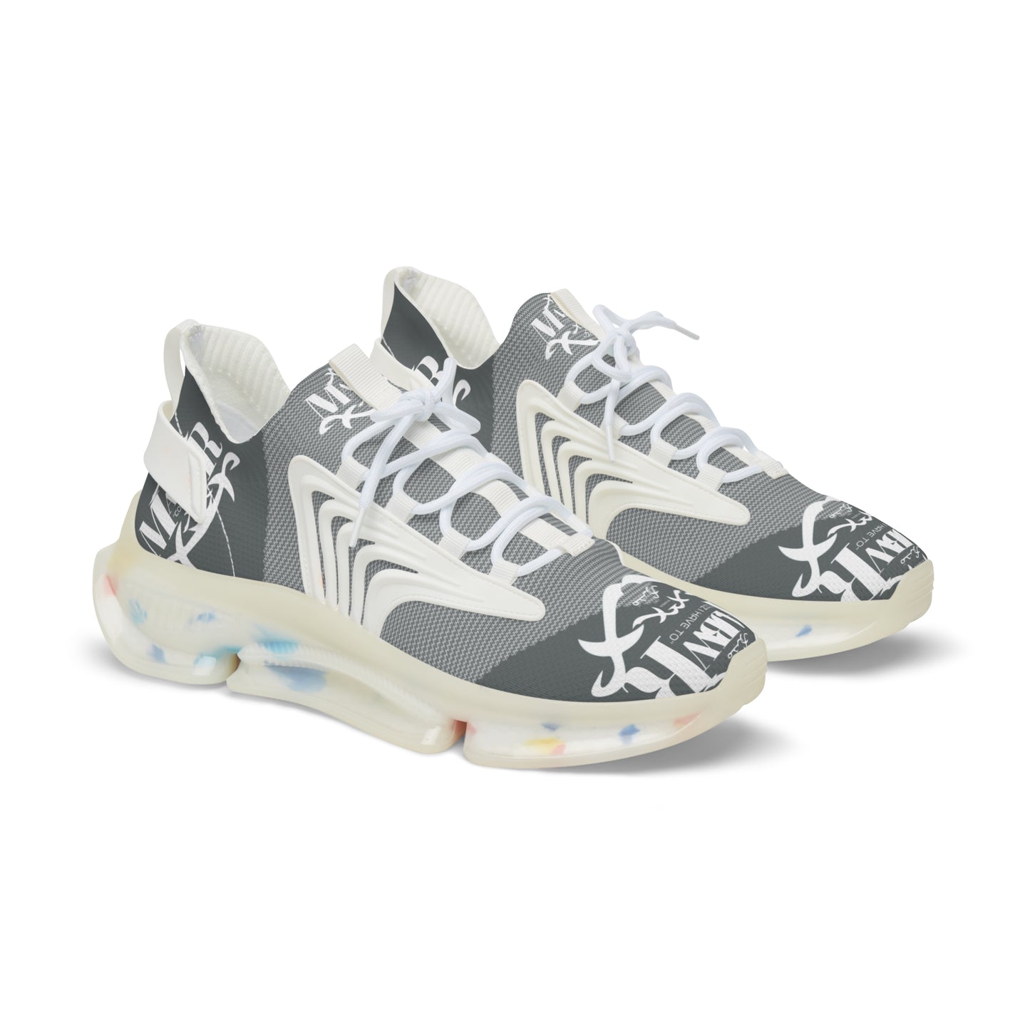 MAJBWR - Men's Mesh Snake Sneakers Grey X