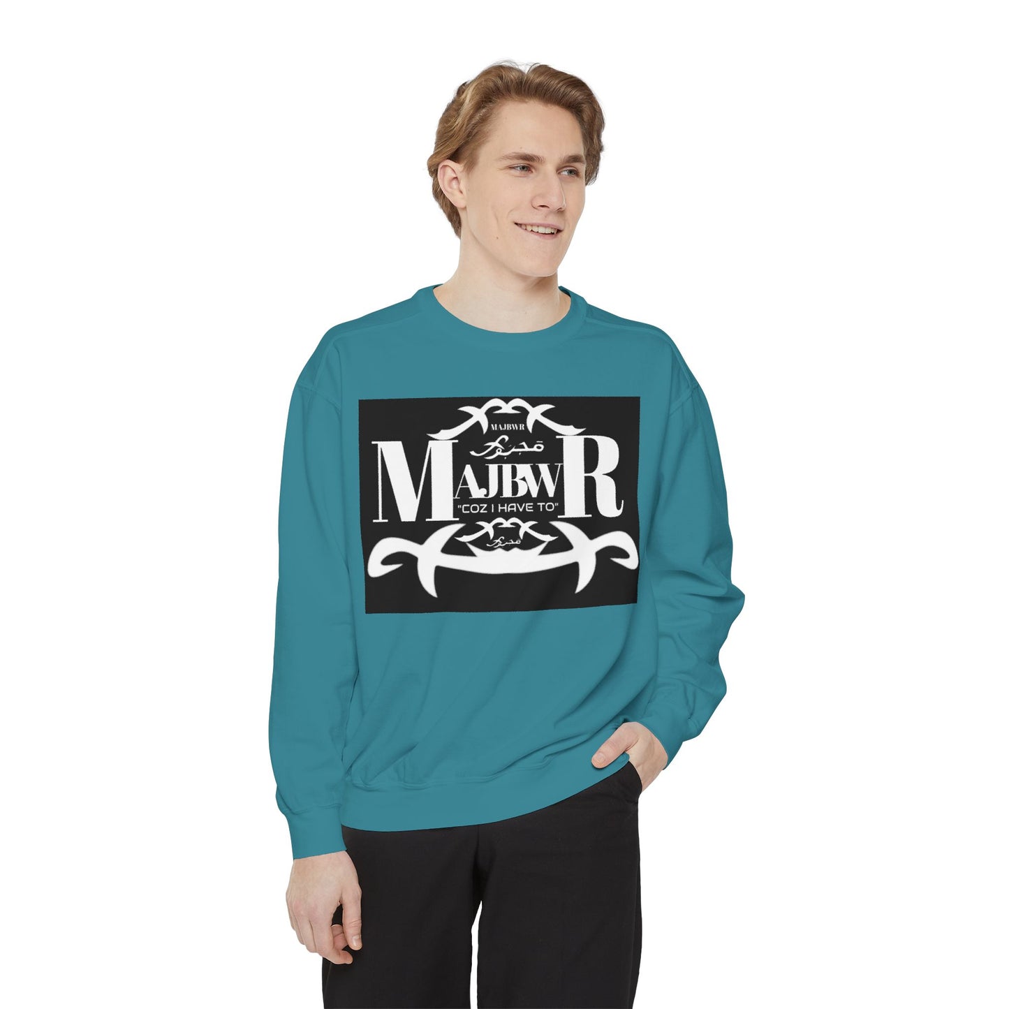 MAJBWR - Vintage 1987 Graphic Sweatshirt — 'Since 1987' Arabic Script Crewneck