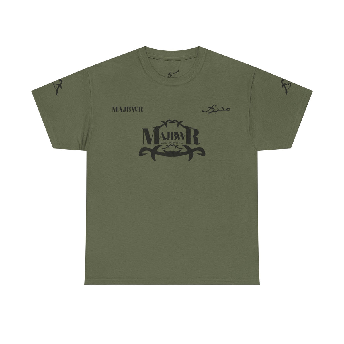 MAJBWR - Monogram Crest T‑Shirt
