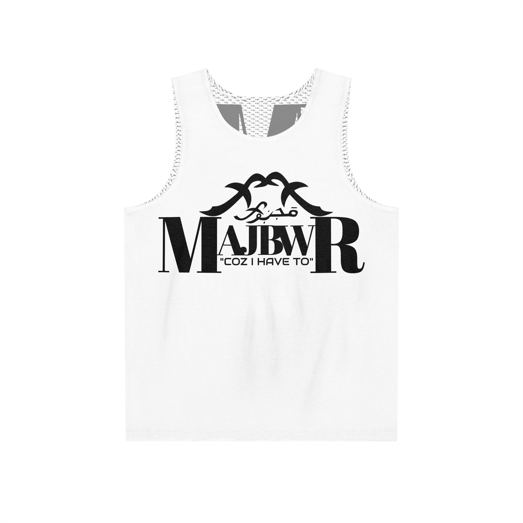 MAJBWR - Stylish Men's Tank Top Rear AOP 2 Face