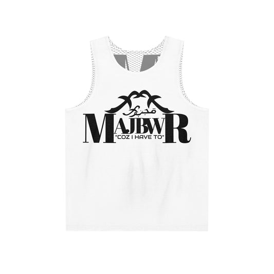 MAJBWR - Stylish Men's Tank Top Rear AOP 2 Face