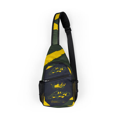 MAJBWR - Camo Chest Bag — Yellow & Olive Sling Pack
