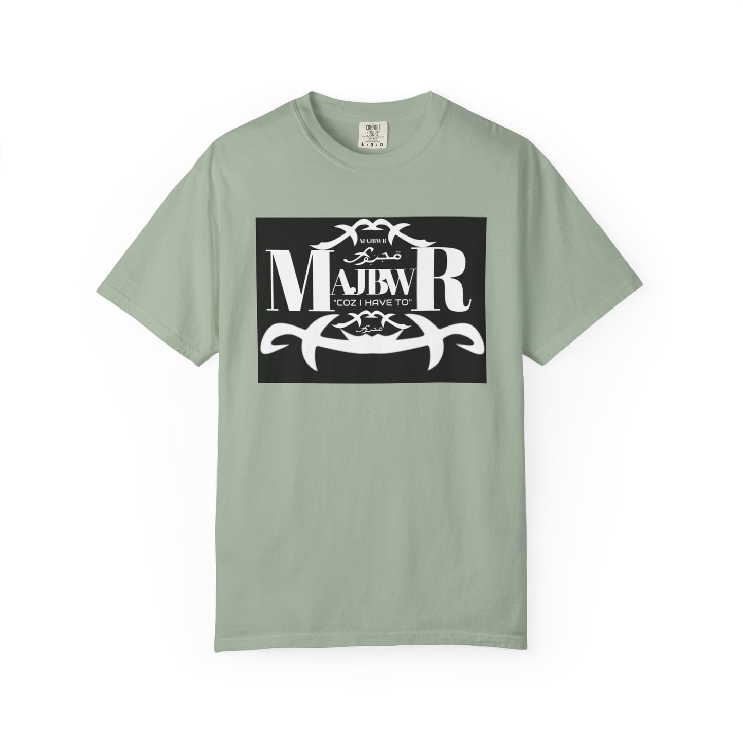 MAJBWR - T-Shirt — Bold Black Graphic Tee