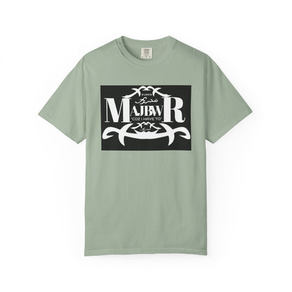 MAJBWR - T-Shirt — Bold Black Graphic Tee